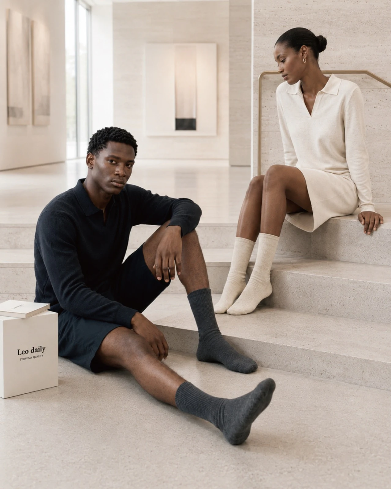 Leo Daily Crew Socks