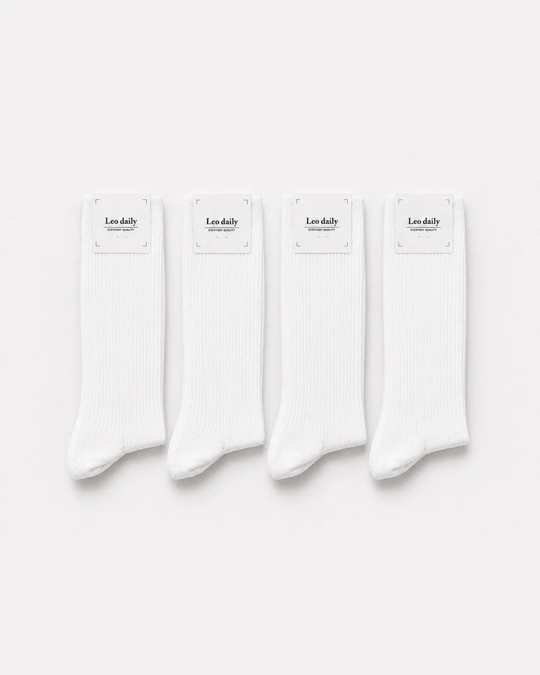 Leo Daily Crew — White (Single)